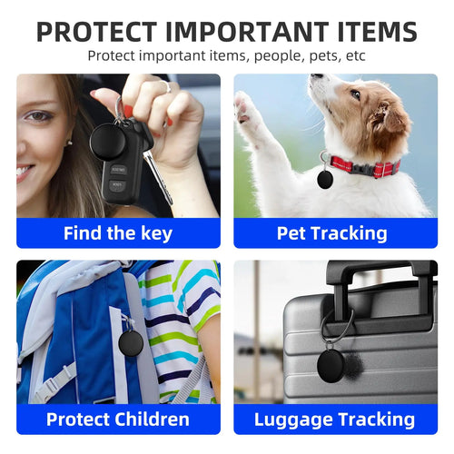 1/2/3/4/5PCS Air Tags GPS Tracker Tag Work with Apple Find My (iOS Only) Smart Tag Item Finders for Key Luggage Backpack